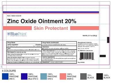 Tube label 60 g - Tube Label Zinc Oxide Ointment 60 g  02 2022